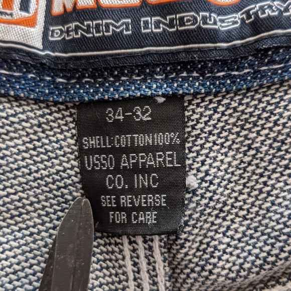 Vintage and rare Musso Denim Industry cargo Streetwear shorts. Made in Russia. - Picture 15 of 16